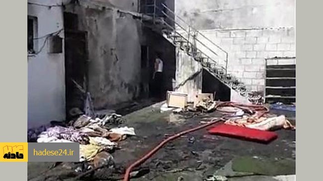 آتش سوزی در یک کمپ ترک اعتیاد در منطقه وردآورد با تلاش آتش نشانان دو ایستگاه مهار و خاموش شد.