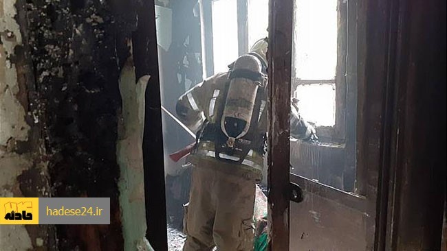 آتش سوزی منزل مسکونی در ساختمان 5 طبقه با نجات سه نفر از اعضای یک خانواده به خیر گذشت.