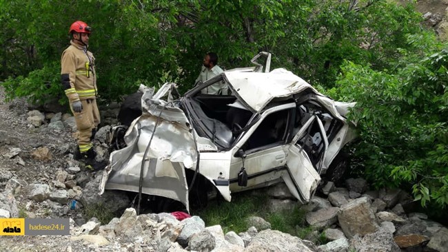 سقوط یک دستگاه خودرو پژو۴۰۵ به دره در سوادکوه یک کشته برجای گذاشت.