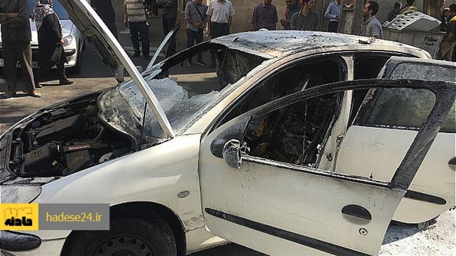 آتش سوزی یک دستگاه خودروی سواری پژو 206 در خیابان دیباجی جنوبی، خسارت مالی بر جای گذاشت.