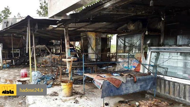 درگیری بین دو خانواده آبادانی موجب آتش زدن عمدی 11 خانه و مغازه در این شهر شد.