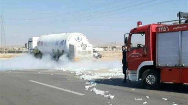 حادثه سوراخ شدن تانکر ۲۴ تنی و نشت گاز آرگون در استان اصفهان که می‌رفت فاجعه آفرین شود با حضور به موقع عوامل آتش‌نشانی بدون وقوع اتفاق جبران ناپذیری کنترل شد.