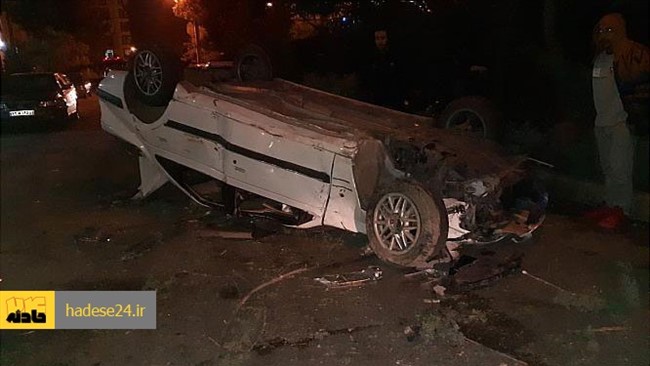 بر اثر واژگونی خودرو ۴۰۵ در شهرستان بشاگرد ۲ نفر کشته و ۵ نفر زخمی شدند.