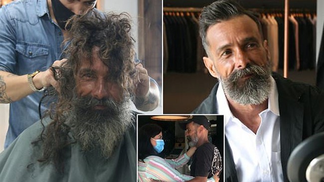 مرد بی خانمان برزیلی پس از رفتن به آرایشگاه و انتشار تصاویرش تبدیل به مرد جذابی شد و توانست پس از ۱۰ سال خانواده اش را ملاقات کند.