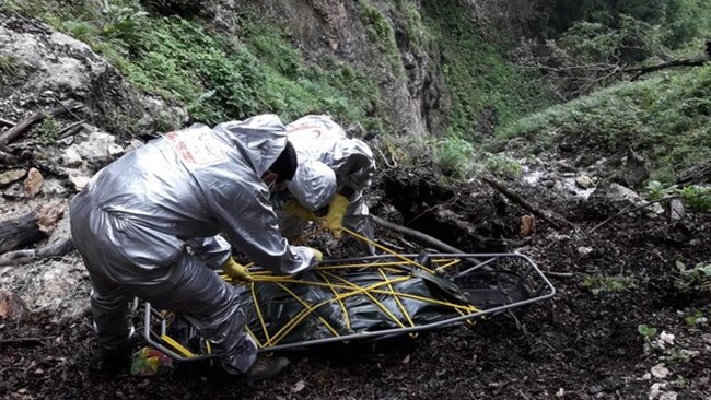 ساعتی قبل جسد یک مرد منتسب به معین شریفی، در مناطق بالادست پارک جنگلی کردکوی کشف شد.