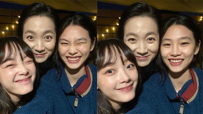 تصاویری از سلفی‌های جدید لی یو می، کیم جو ریونگ و جونگ هو یون بازیگران سریال کره‌ای «بازی مرکب» درکنار یکدیگر در فضای مجازی منتشر شده است.