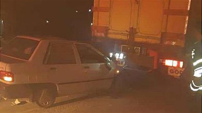تصادف شدید خودروی سواری با یک دستگاه کامیون در جاده کمربندی دوم شمال به جنوب یک مصدوم بر جای گذاشت.
