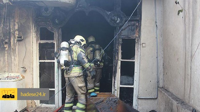 آتش‌سوزی یک منزل دو طبقه قدیمی در خیابان غیاثی با سرعت عمل آتش نشانان مهار و کاملا خاموش شد.