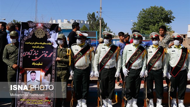 ستوان دوم محمد قائنی نیازآبادی که روز شنبه، ۵ تیر ماه ۱۴۰۰، در درگیری با سارقان در شهر مشهد به درجه رفیع شهادت نائل آمده بود، عصر امروز یکشنبه، ۶ تیر ماه ۱۴۰۰، در روستای زادگاهش، نیاز آباد خواف با حضور گسترده مردم تشییع و تدفین شد.