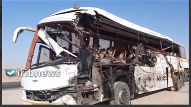 حادثه تصادف صبح امروز اتوبوس یزد - مشهد چهار فوتی و ۲۱ مصدوم داشت.