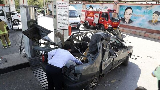 افسر نگهبان آتش نشانی مشهد از انفجار مخزن خودرو پراید در جایگاه CNG در صدمتری مشهد در هنگام سوخت‌گیری خبر داد.