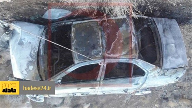 شب گذشته حوالی نیروگاه شهید رجایی قزوین، یک دستگاه خودروی سمند به طور کامل در آتش سوخت.