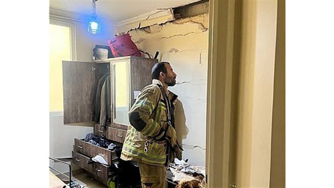 انفجار اسپری فندک موجب تخریب بخش‌هایی از یک آپارتمان مسکونی و مصدومیت یک تن شد.