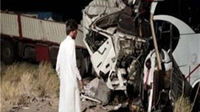 منابع خبری عراق از حادثه تصادف برای اتوبوس زائران ایرانی در جاده سامرا خبر دادند.