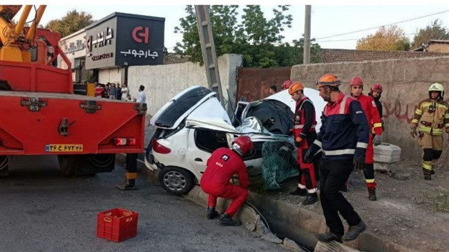 معاون عملیات آتش‌نشانی مشهد از وقوع سانحه رانندگی در جاده شاندیز به مشهد و فوت دلخراش یک سرنشین سواری ۲۰۶ خبر داد