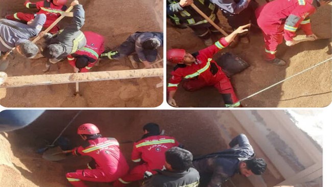 ماموران گروه امداد و نجات کوهستان آتش‌نشانی شیراز موفق شدند یک کارگر ساختمانی را از درون قیف دستگاه تولید بتن، نجات دهند.
