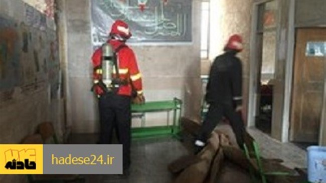 بخش مراقبت‌های ویژه بیمارستان فجر تهران آتش گرفت.