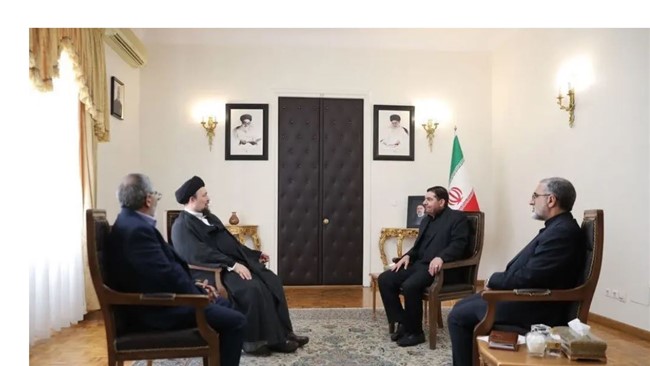 سیدحسن خمینی بعد از ظهر چهارشنبه به دفتر سرپرست ریاست جمهوری رفت.