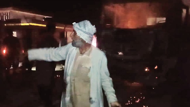 آتشی که جایگاه سوخت شهرستان دلگان در سیستان و بلوچستان را در برگرفته بود به‌سوی مخازن پر از بنزین پیشروی می‌کرد.