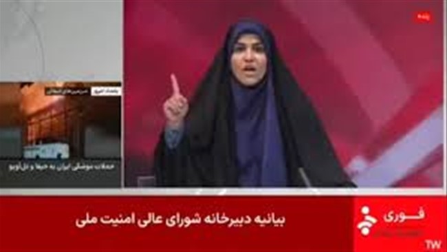 دشمن صهیونیست حین پخش زنده ساختمان معاونت سیاسی را هدف حمله قرار داد.