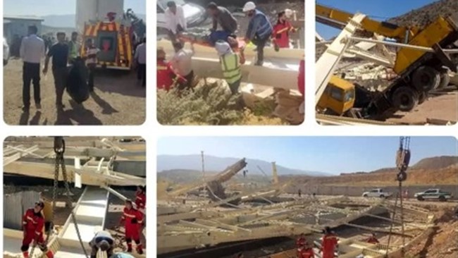 منابع کارگری از مرگ ومصدومیت ۴ کارگر یک کارخانه در حال ساخت واقع در روستای کهمره سرخی شیراز بر اثر سقوط ستون و ریزش آوار روی سرشان خبر دادند.