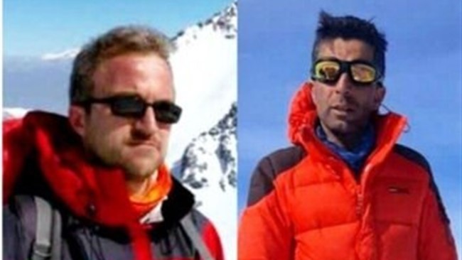 محمد مظاهری و مجید حاجی بابایی ۲ کوهنورد مفقود شده در منطقه دره حیدره بودند که پیکر آنها توسط تیم های امداد و نجات و کوهنوردان اعزامی پیدا شد.